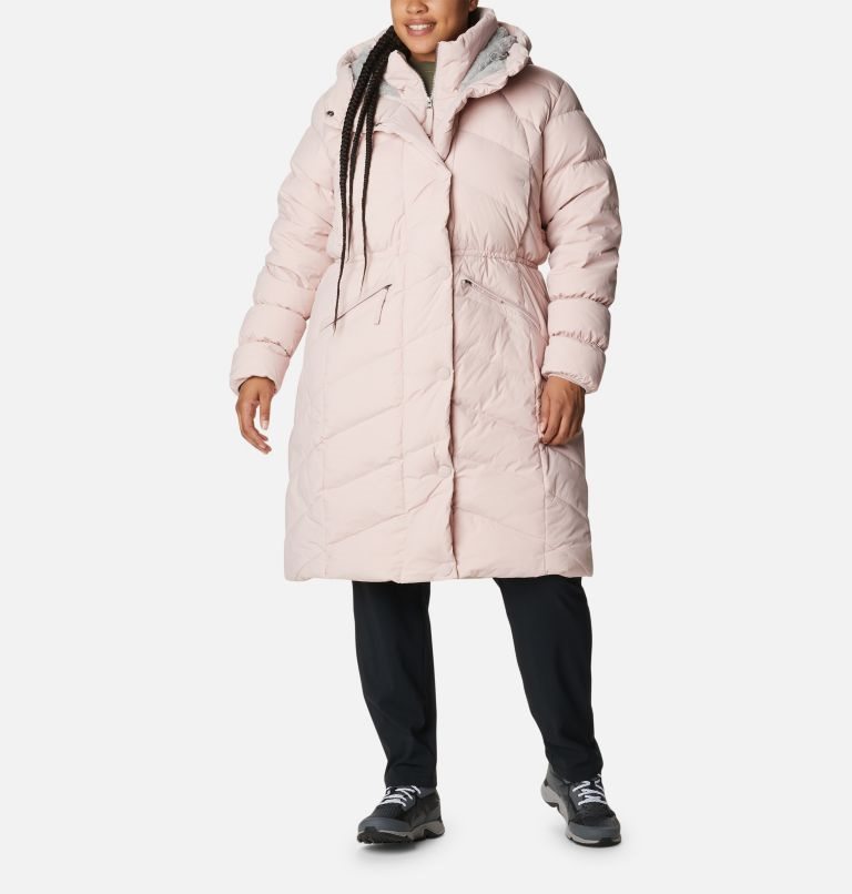 Columbia Ember Springs Long Dunjakker Dame Rosa | Plus Size 38025B